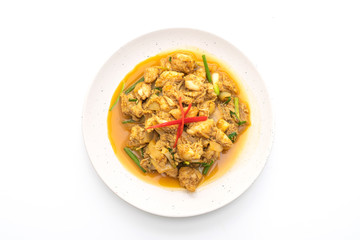 Fried crab with curry powder