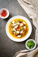 Fried crab with curry powder