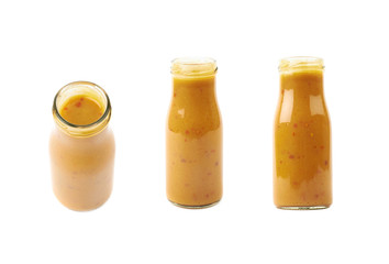 Mango sauce condiment isolated