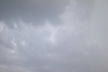 Thunderclouds in the sky as a background