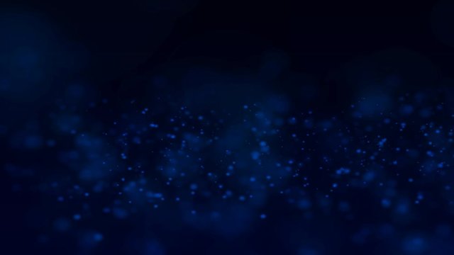 very slow particles animation moving forward
