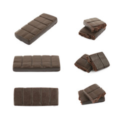 Chocolate bar isolated
