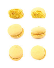 Macaroon candy isolated