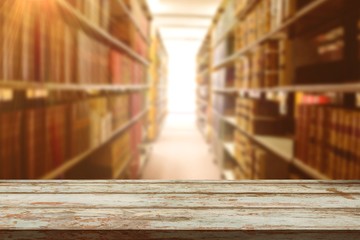 Composite image of surface of wooden plank