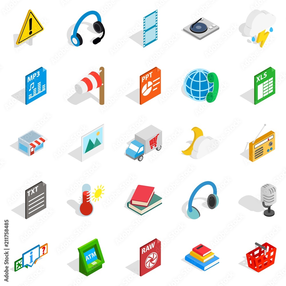 Aufkleber call centre icons set. isometric set of 25 call centre vector icons for web isolated on white backgr