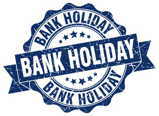 Fototapeta premium bank holiday stamp. sign. seal
