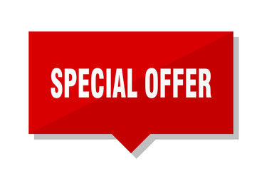 special offer red tag