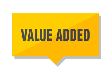 value added price tag