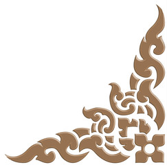 3D Thai pattern carve