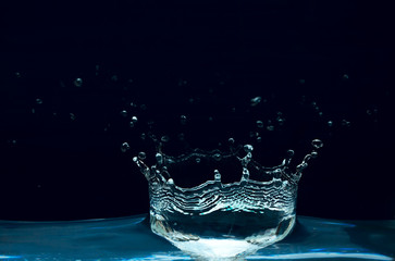 Beautiful splash of water