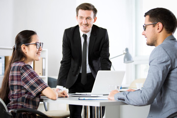 Business people working together in the office