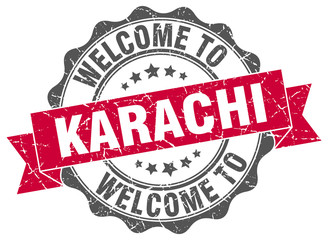 Karachi round ribbon seal
