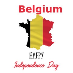 Obraz premium 21 July, Belgium Independence Day background
