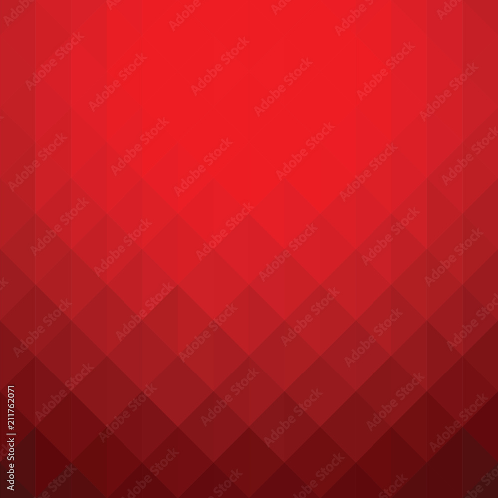 Poster abstract geometric pattern. red triangles background. vector illustration eps 10.