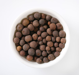 bowl of allspice berries