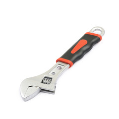 Adjustable wrench tool isolated