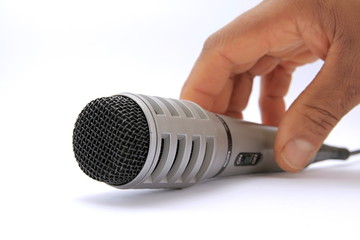 microphone on table