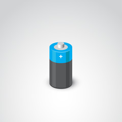 Battery vector icon.