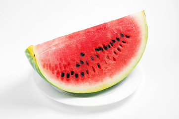 Slice of juicy watermelon