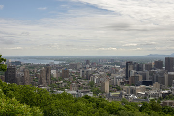 Fototapeta na wymiar Panorama Of Montreal