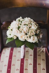 Colorful isolated bridal bouquet for a wedding
