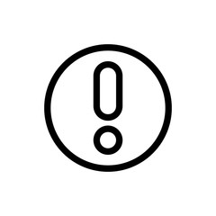 Info caution icon simple flat web navigation sign