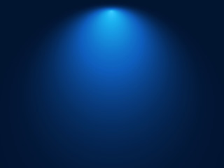 Gradient Blue Background. Spot Light Effect. Vector illustration