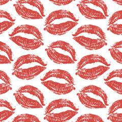 World kiss day. pattern lips pomade