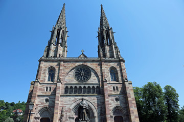 Obraz premium Peter und Paul Kirche in Obernai