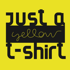 The writing is just a yellow t-shirt. Image for t-shirt...
