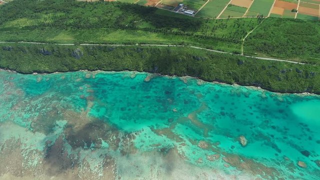 伊良部島　三角点　ドローン空撮6