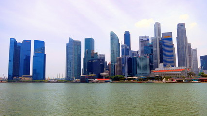 Fototapeta premium Skyline in Singapore