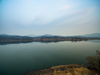 Fototapeta na wymiar The garden beauty of Namyangjoo water