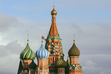 Fototapeta na wymiar Saint Basil's Cathedral, Moscow, Russia