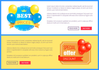 Special Discount Weekend Sale Best Balloons Label