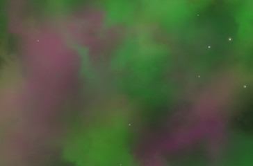 Colorful space nebula. Illustration, for use with projects on science, and education. Plasmatic nebula, deep outer space background with stars. Universe filled with stars, nebula and galaxy