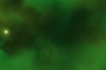 Colorful space nebula. Illustration, for use with projects on science, and education. Plasmatic nebula, deep outer space background with stars. Universe filled with stars, nebula and galaxy