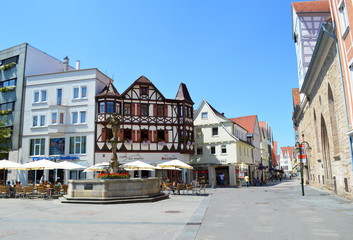 Fototapeta na wymiar Marktplatz Reutlingen