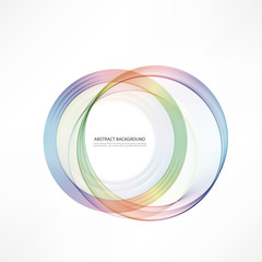 Abstract background with color circle