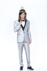 Figure, Business Man Stand in formal Suit