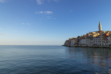 Cityscape of Rovinj town in Croatia