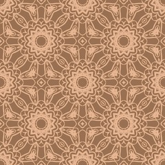 Fototapeta na wymiar Unique, abstract geometric pattern. Seamless vector illustration. For design, wallpaper, background