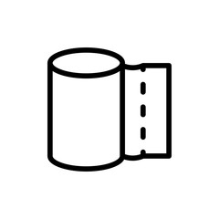 toilet paper icon vector illustration