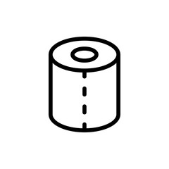 toilet paper icon vector illustration