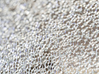 abstract cracked glass