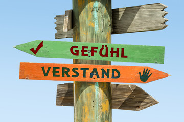 Schild 326 - Gefühl