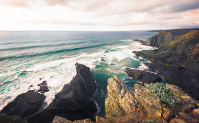 Stunning cliff side in Portugal