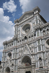 Fototapeta premium Firenze, Italy - June 21, 2018 : View of Florence Cathedral (Cattedrale di Santa Maria del Fiore)