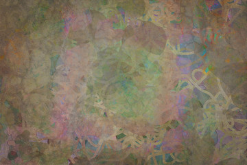 Grunge & rough. Illustration, abstract, messy & texture.