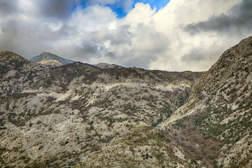 Montenegro. Landscape. Mountain landscape.